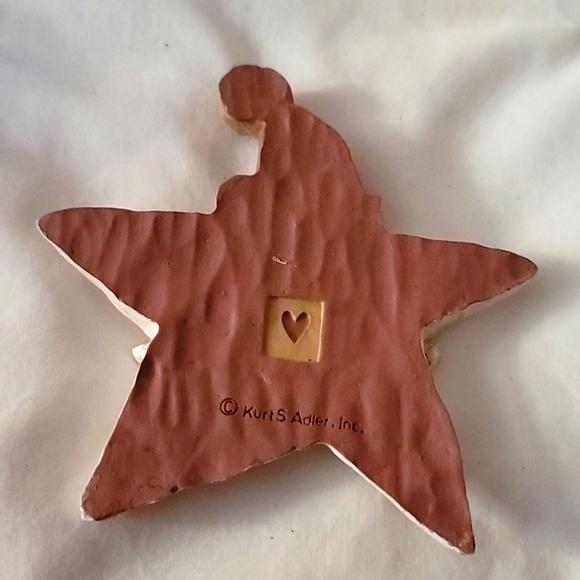 Kurt Adler Star Shaped Santa Ornament - Picture 2 of 2